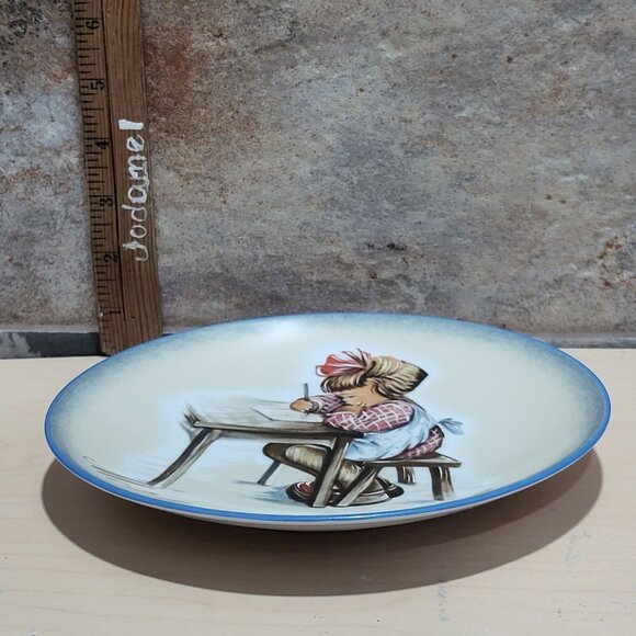 Schmid Hummel Mothers Day 1987 Mothers Little Learner Decorative Wall Plate - Picture 7 of 12